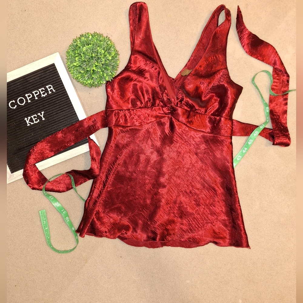 Copper Key Red Blouse